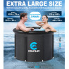 Colplay XL Large Portable Ice Bath Tub for Athletes Adults 35.5" x 29.5", 116 gal Cold Plunge Tub Outdoor