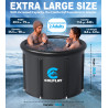 Colplay XL Large Portable Ice Bath Tub for Athletes Adults 35.5" x 29.5", 116 gal Cold Plunge Tub Outdoor